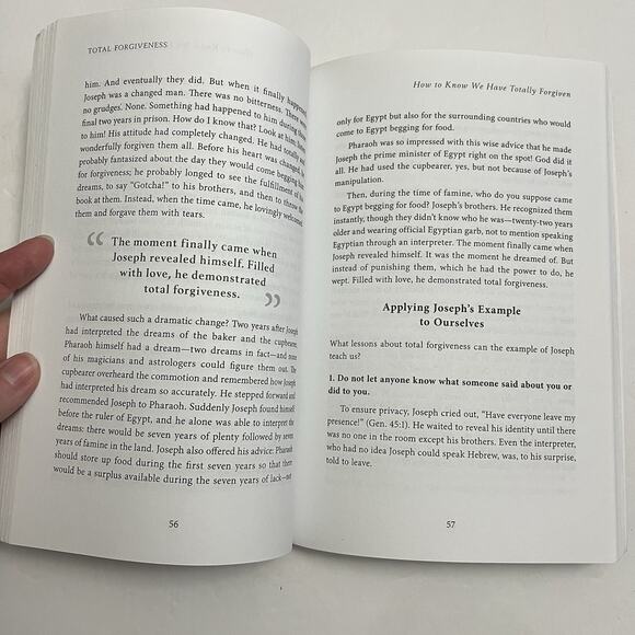 Total Forgiveness Includes New Testimonies of Changed Lives Paperback Book - Picture 5 of 8